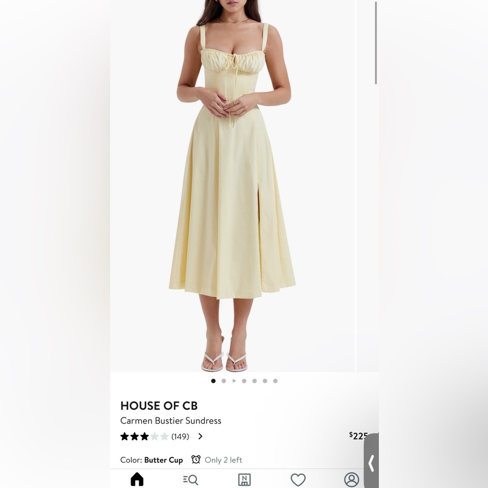 House of CB Carmen Bustier Sundress (Available at Nordstrom)